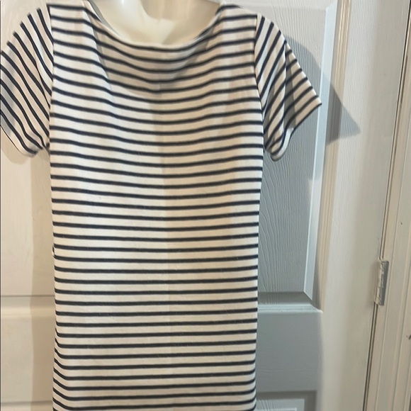 Pinkblush Striped Black and White Midi Dress - Picture 4 of 7